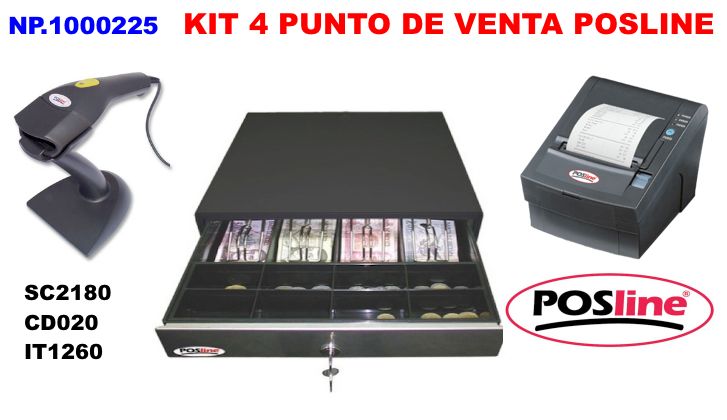 Kit Punto de Venta, posline, barware, 100025, CD020, SC2180, IT1260