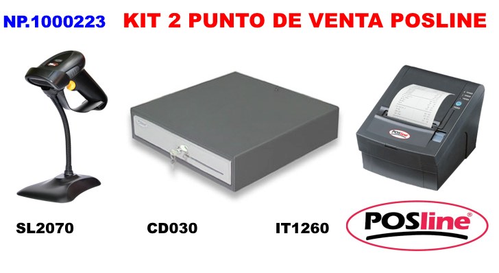 Kit Punto de Venta, posline, barware, 100023, CD030, SL2070, IT1260