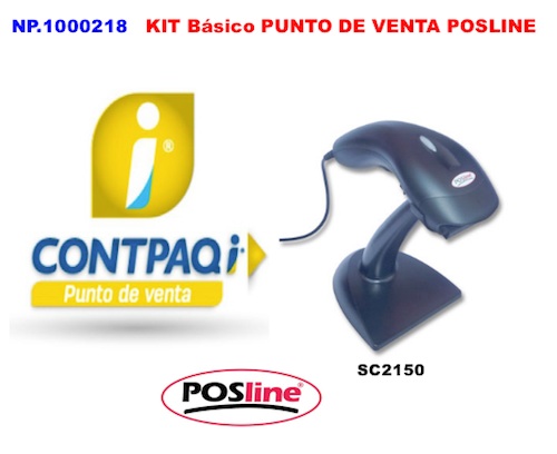 Kit Punto de Venta, posline, barware, Basico, sc2150, 1000218, CONTPAQ